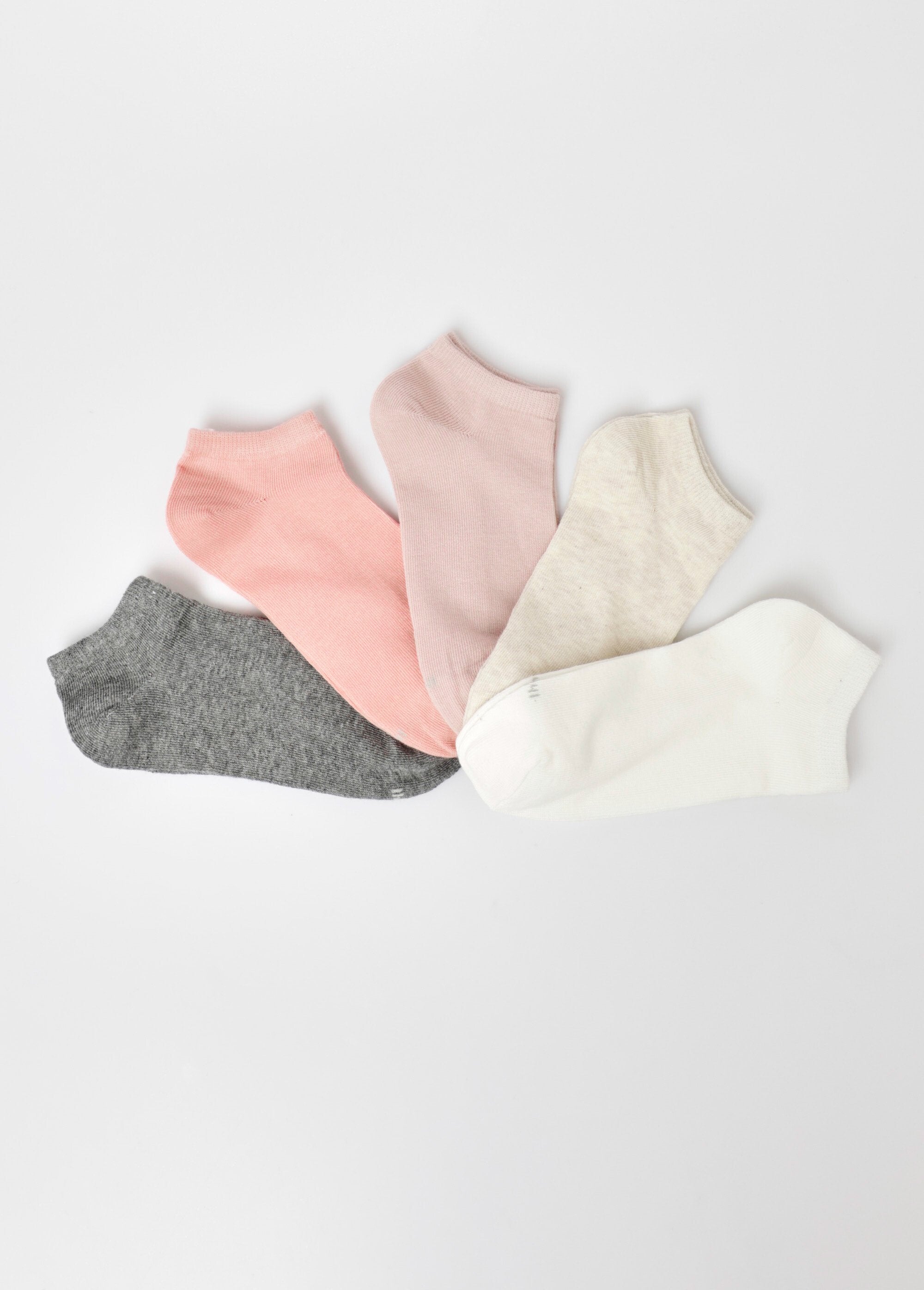 Pack_of_5_low_ankle_socks,_pastel_Assorted_pink_FA1_slim