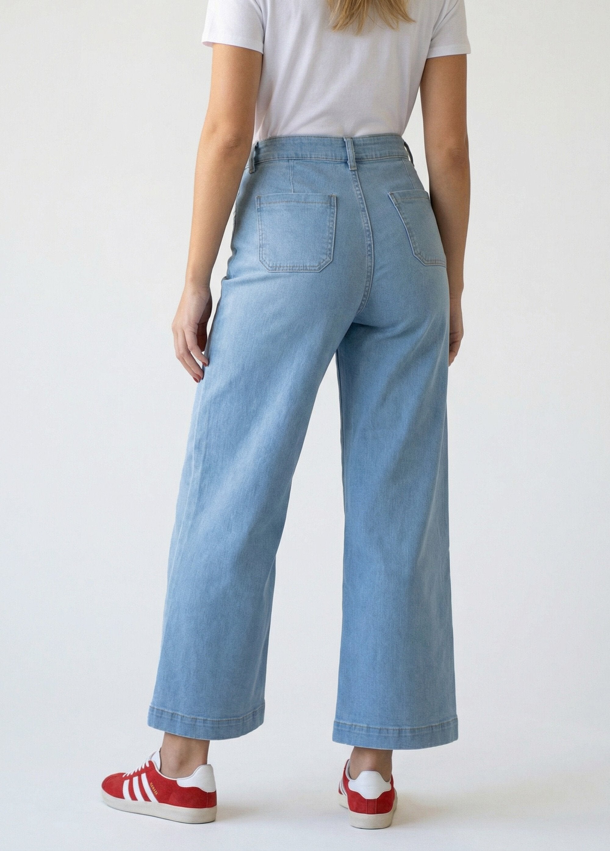 Jean_7/8ème_large_denim_extensible_4_poches_Bleached_DO1_slim