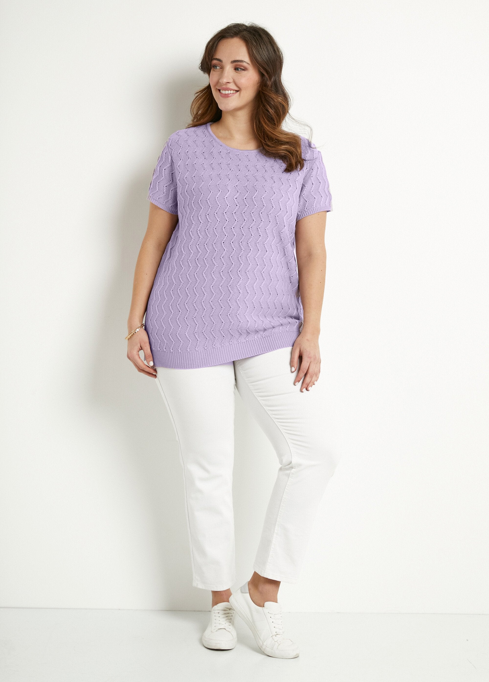 Short-sleeved_twisted_textured_knit_tunic_sweater_Parma_SF1_curvy