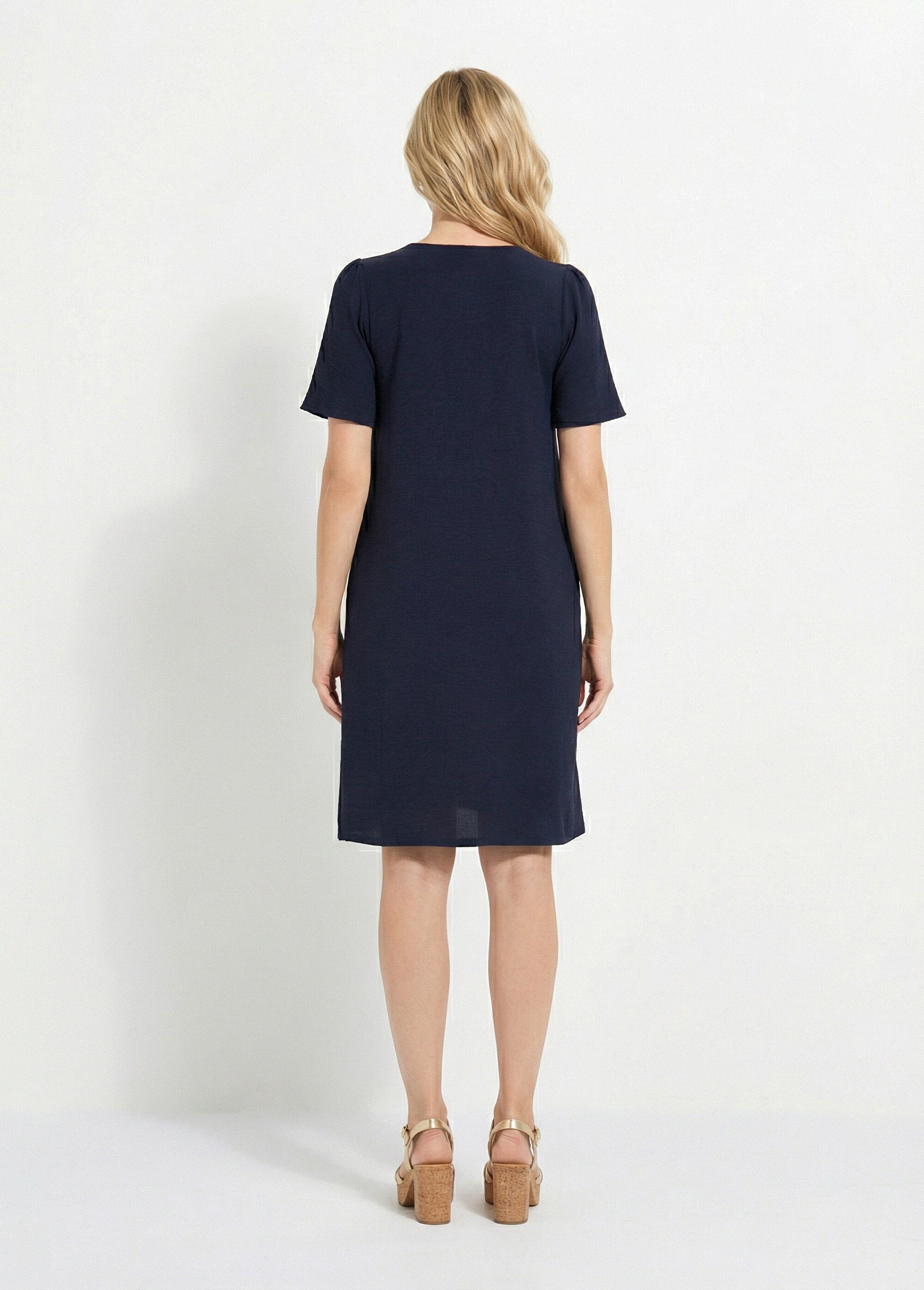 Robe_droite_courte_col_V_festonné_Marine_DO1_slim