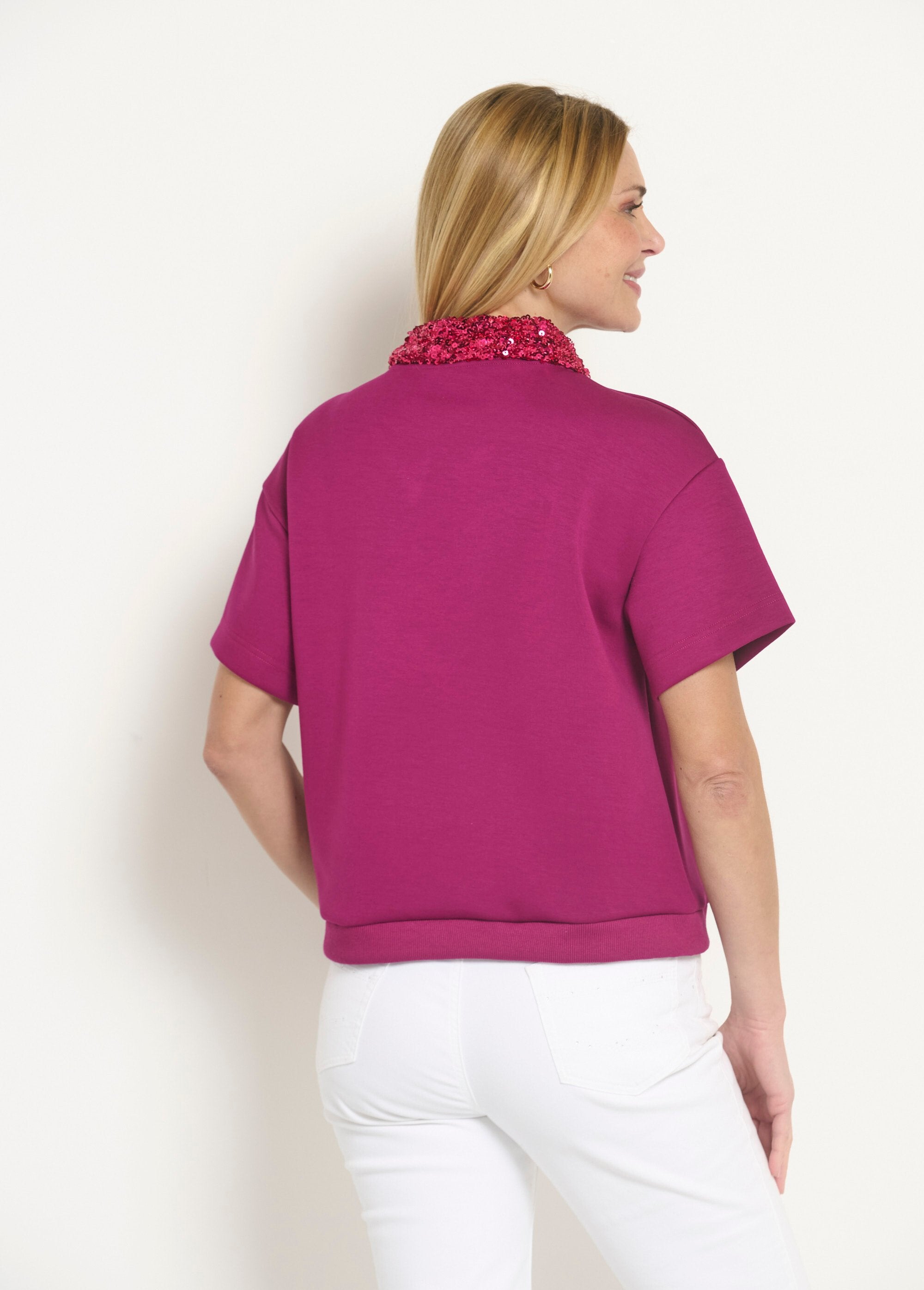 Blouse_with_sequined_collar_and_short_sleeves_Raspberry_DO1_slim