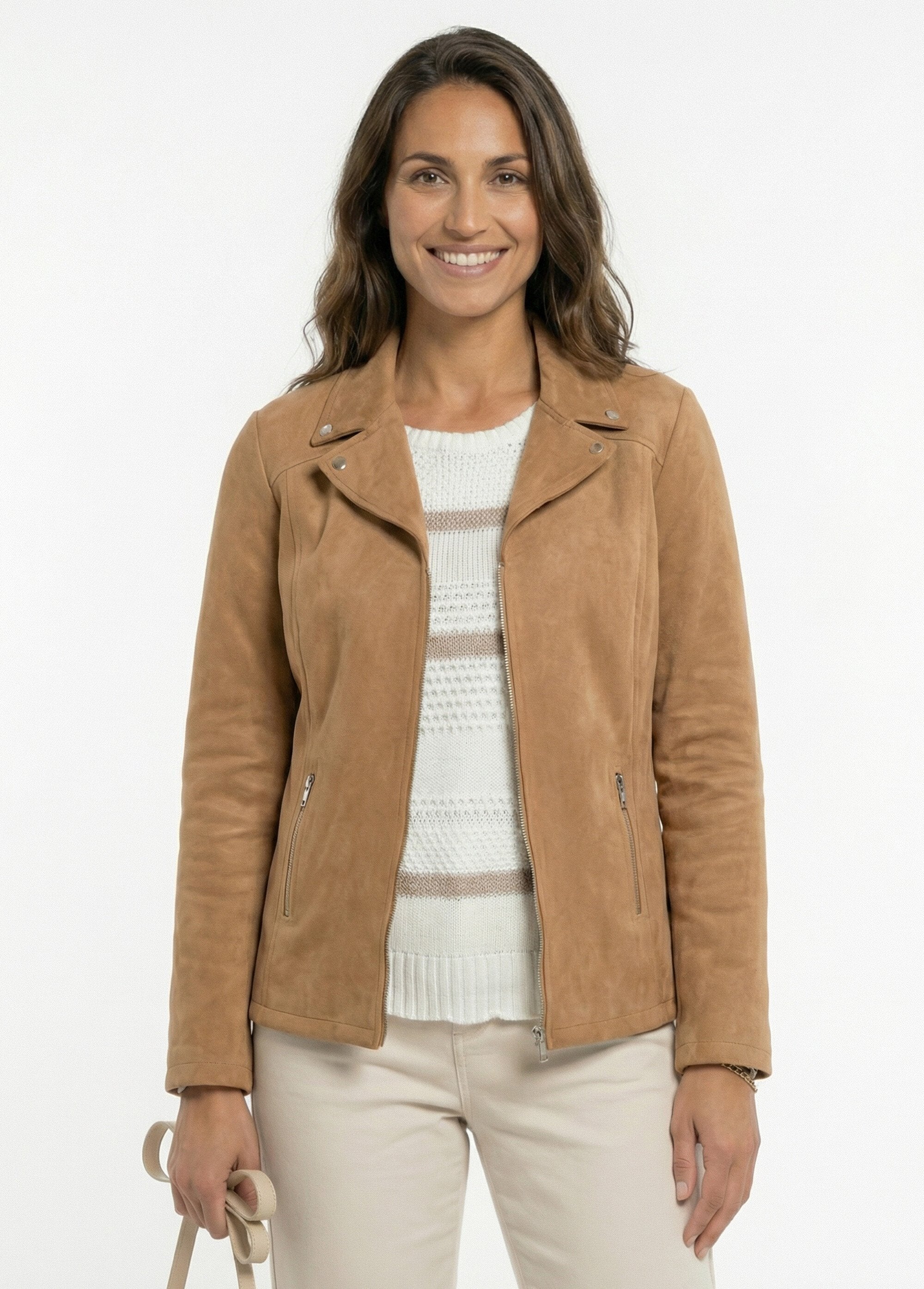 Velvety_suede_fabric_zip-up_jacket_camel_FA1_slim