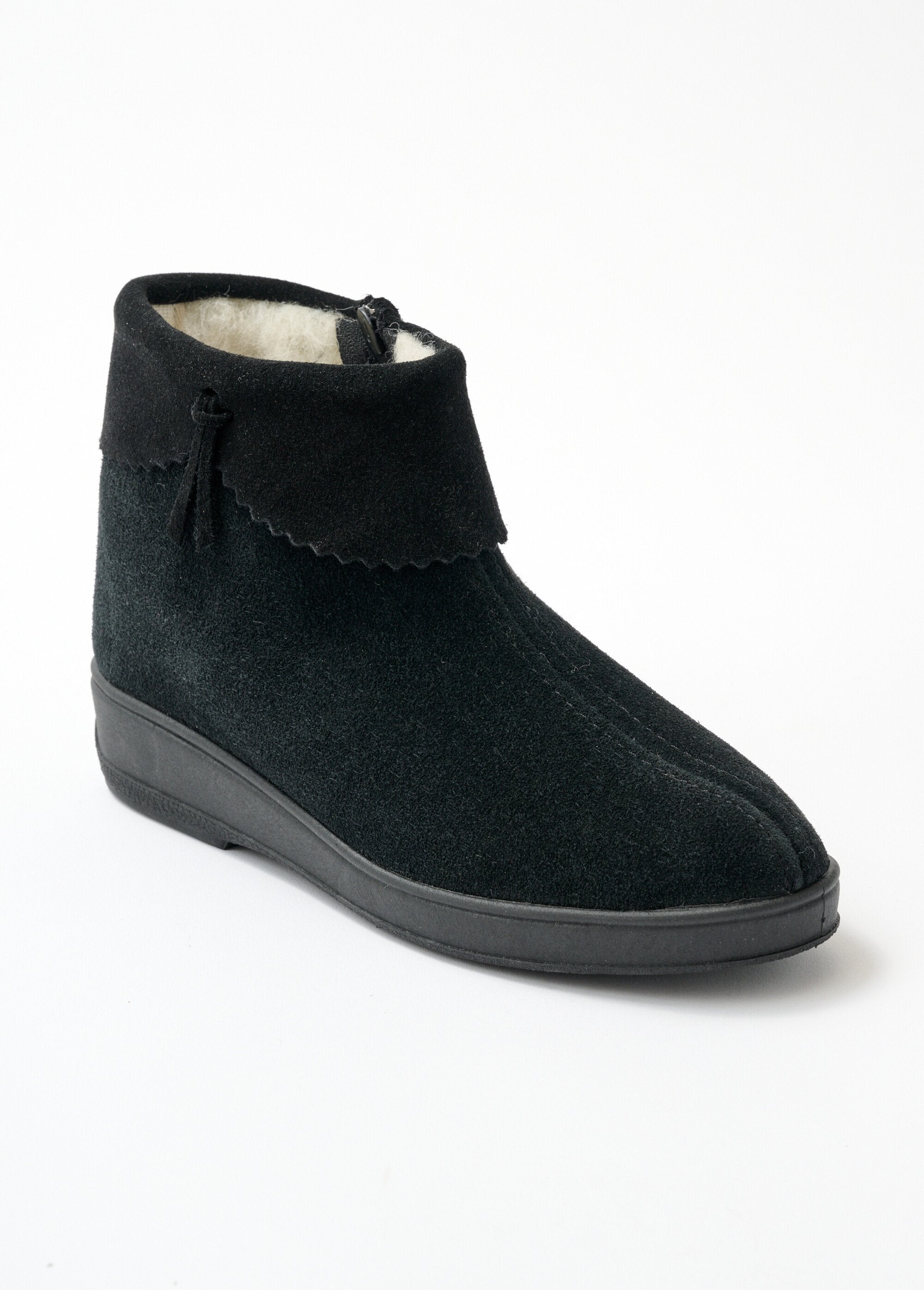 Zipped,_fur-lined_comfort_width_suede_leather_boots_Black_FA1_slim