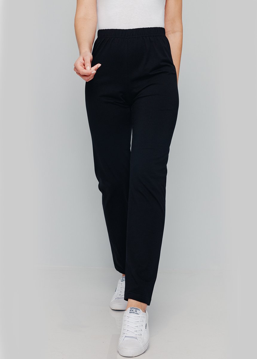 Cotton_jersey_elasticated_waist_leggings_Black_FA1_slim