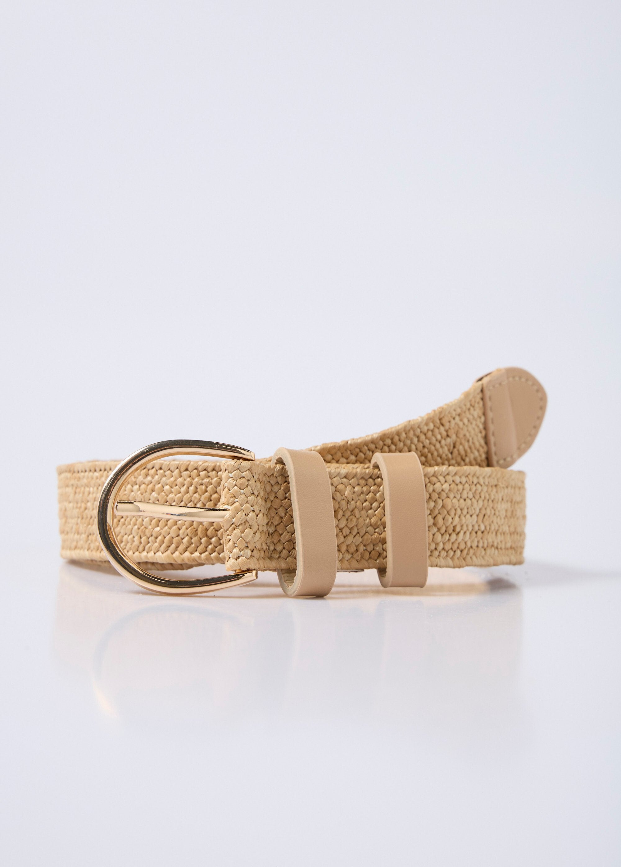 Elastic_belt_with_straw_look,_metal_buckle_Beige_FA1_slim