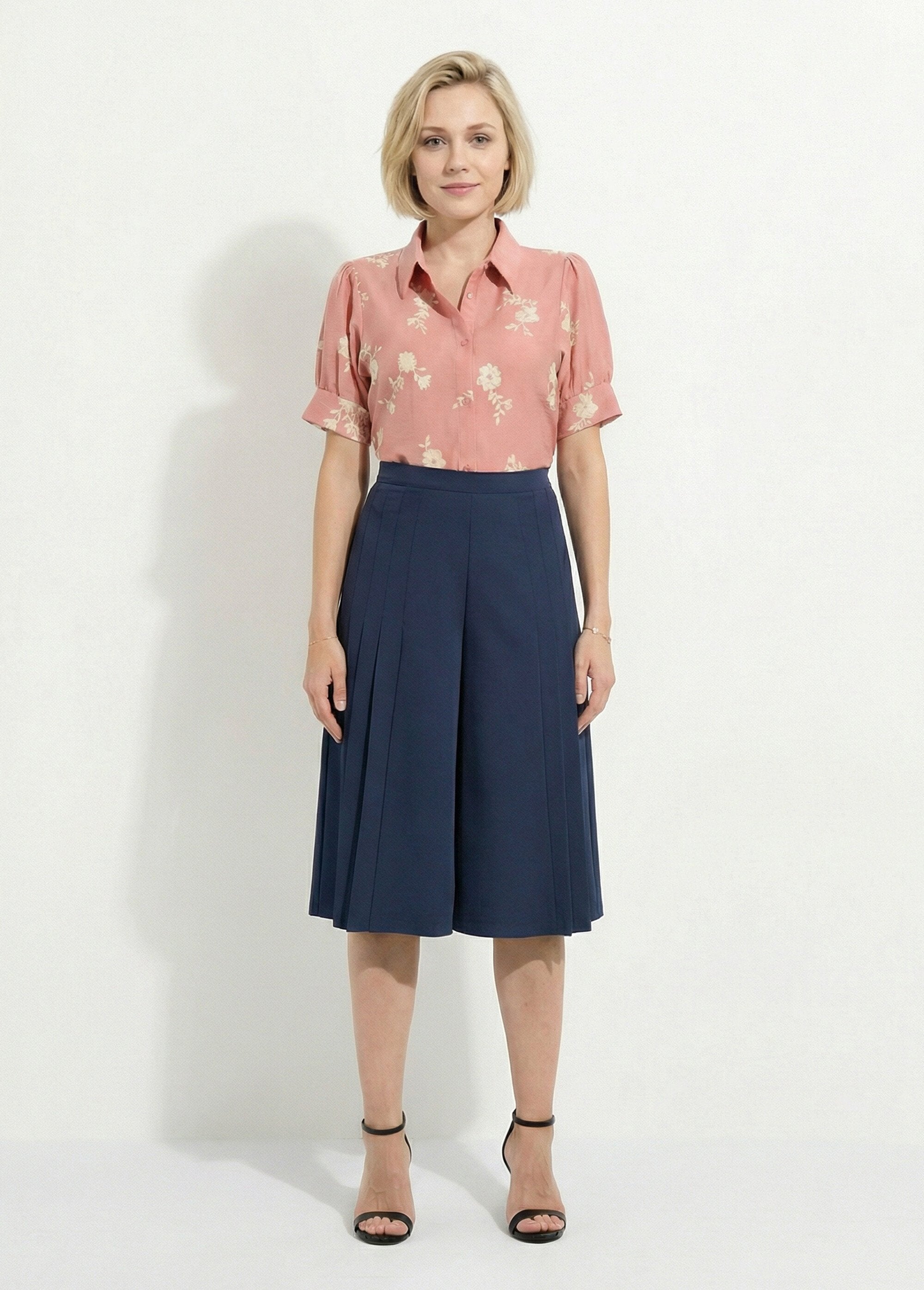 Chemisier_brodé_manches_bouffantes_Corail_SF1_slim