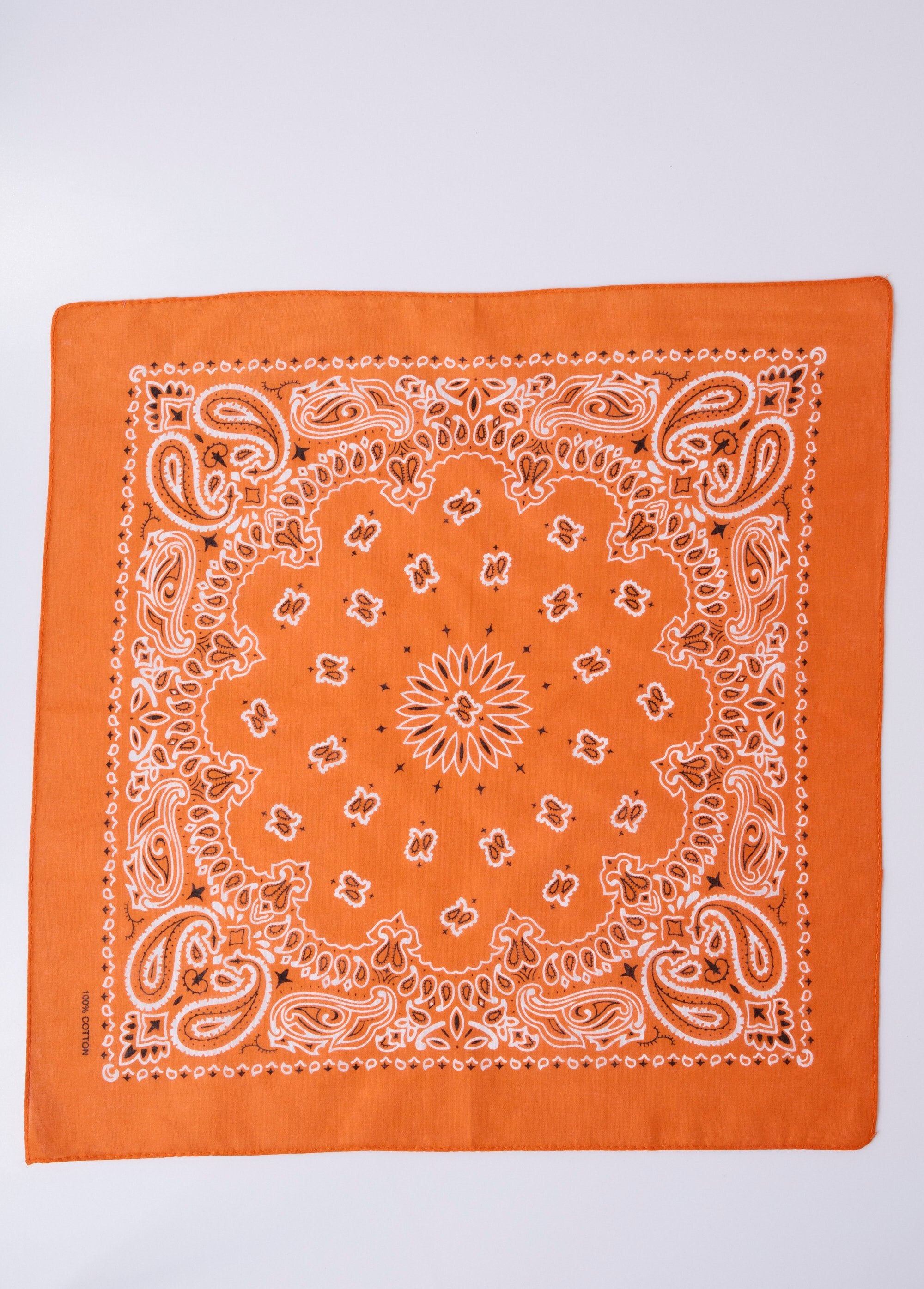 Square_cotton_canvas_bandana_scarf_Orange_DE1_slim