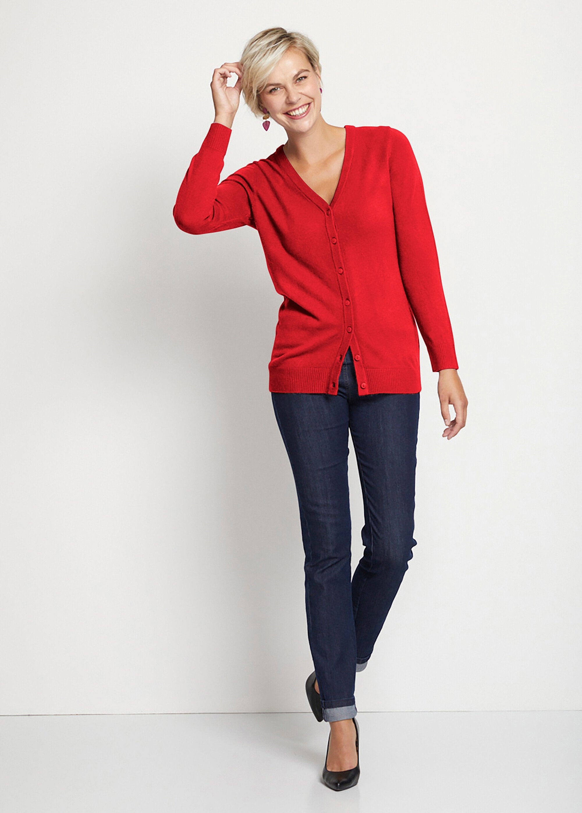 Mid-length_soft_knit_buttoned_cardigan_Red_SF1_slim