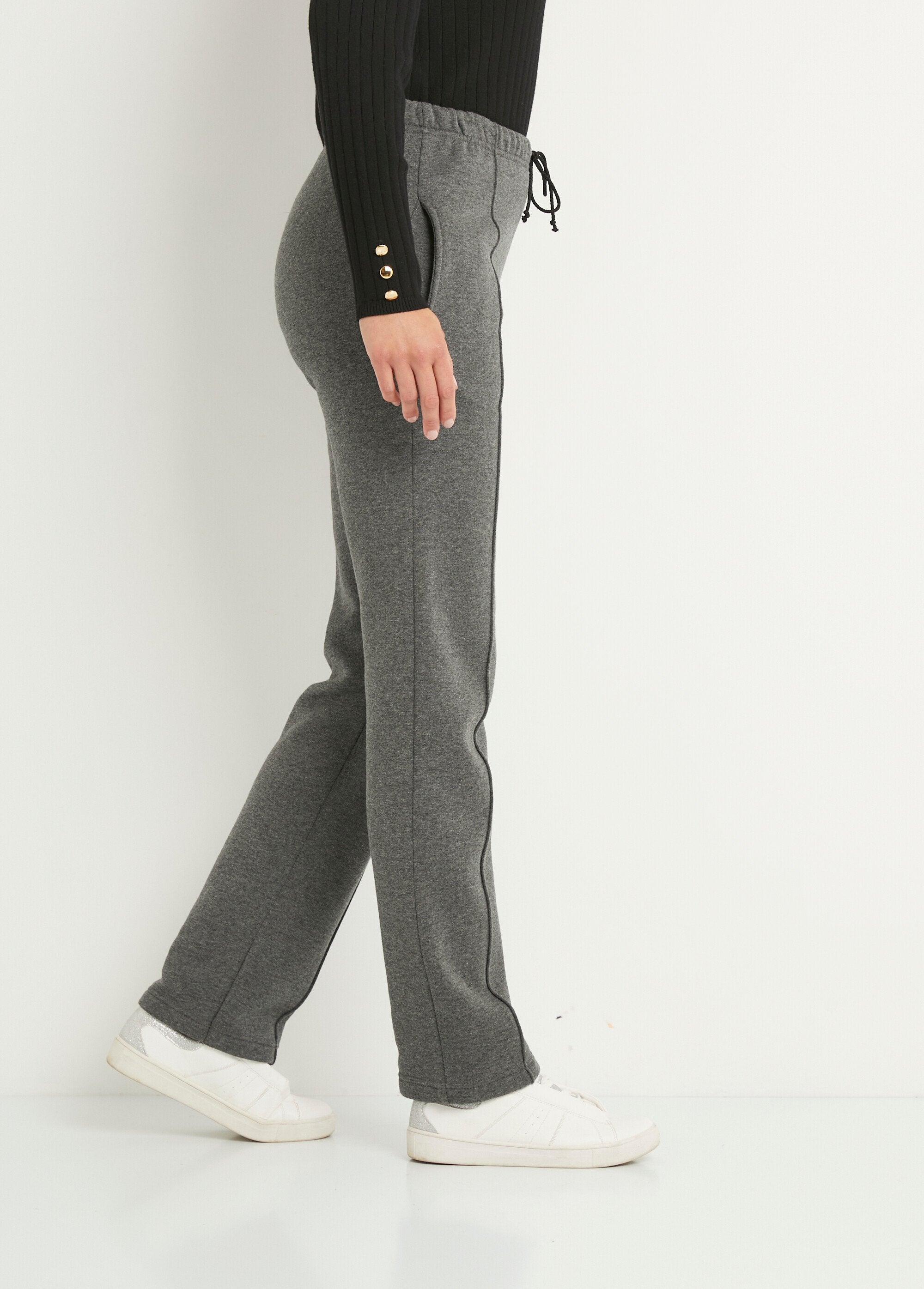 Lounge_pants_with_elasticated_fleece_waistband_Charcoal_grey_DR1_slim