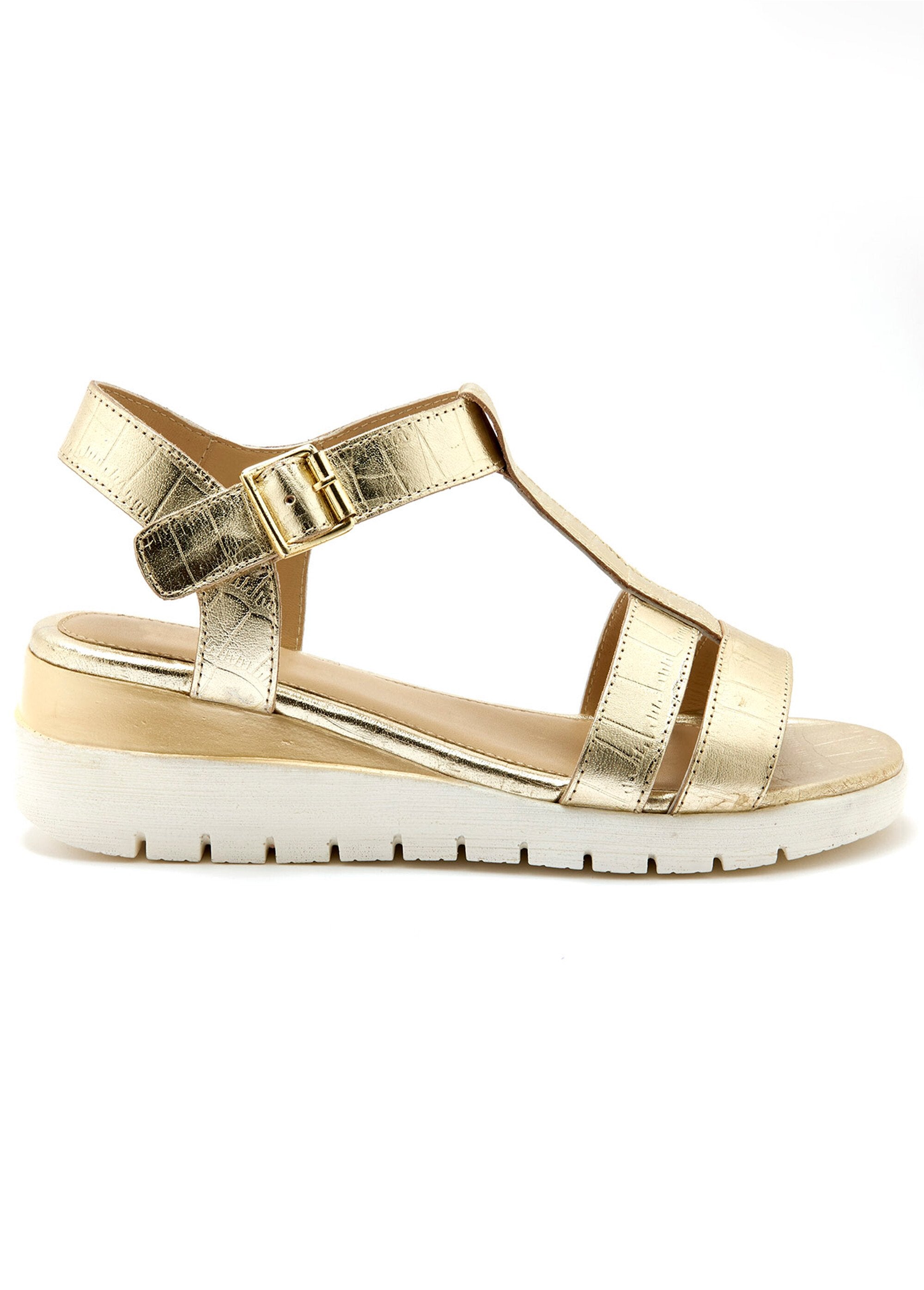 Leather_wedge_sandals,_comfort_width_Golden_DR1_slim