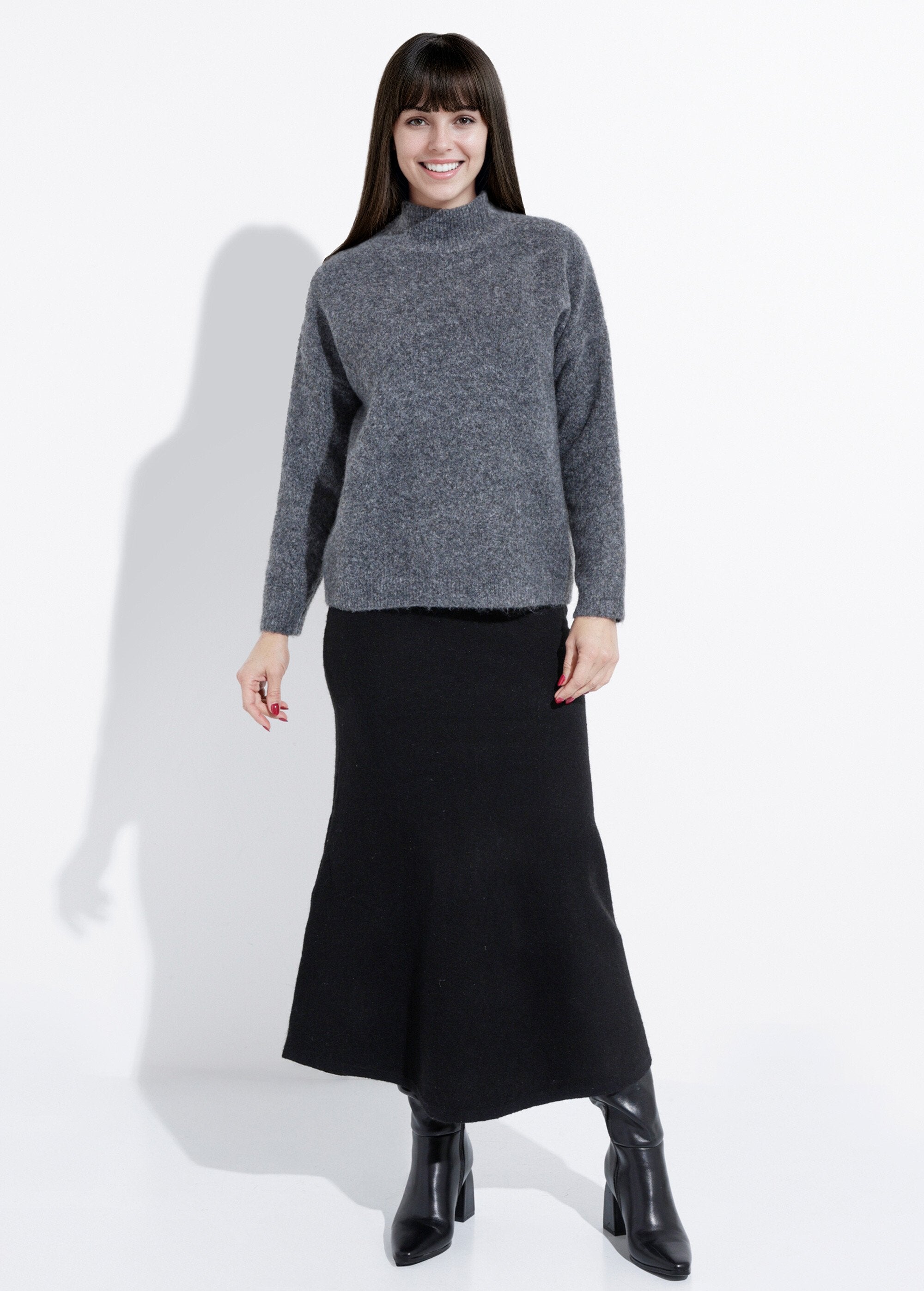 Pull_col_montant_en_maille_duveteuse_Gris_fonce_SF1_slim