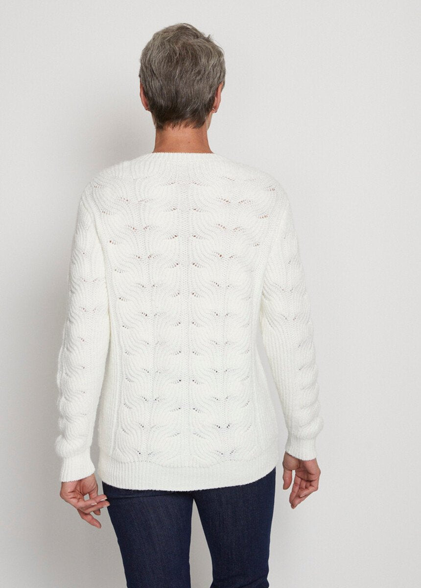 Round_neck_fancy_knit_sweater_Ecru_DO1_slim