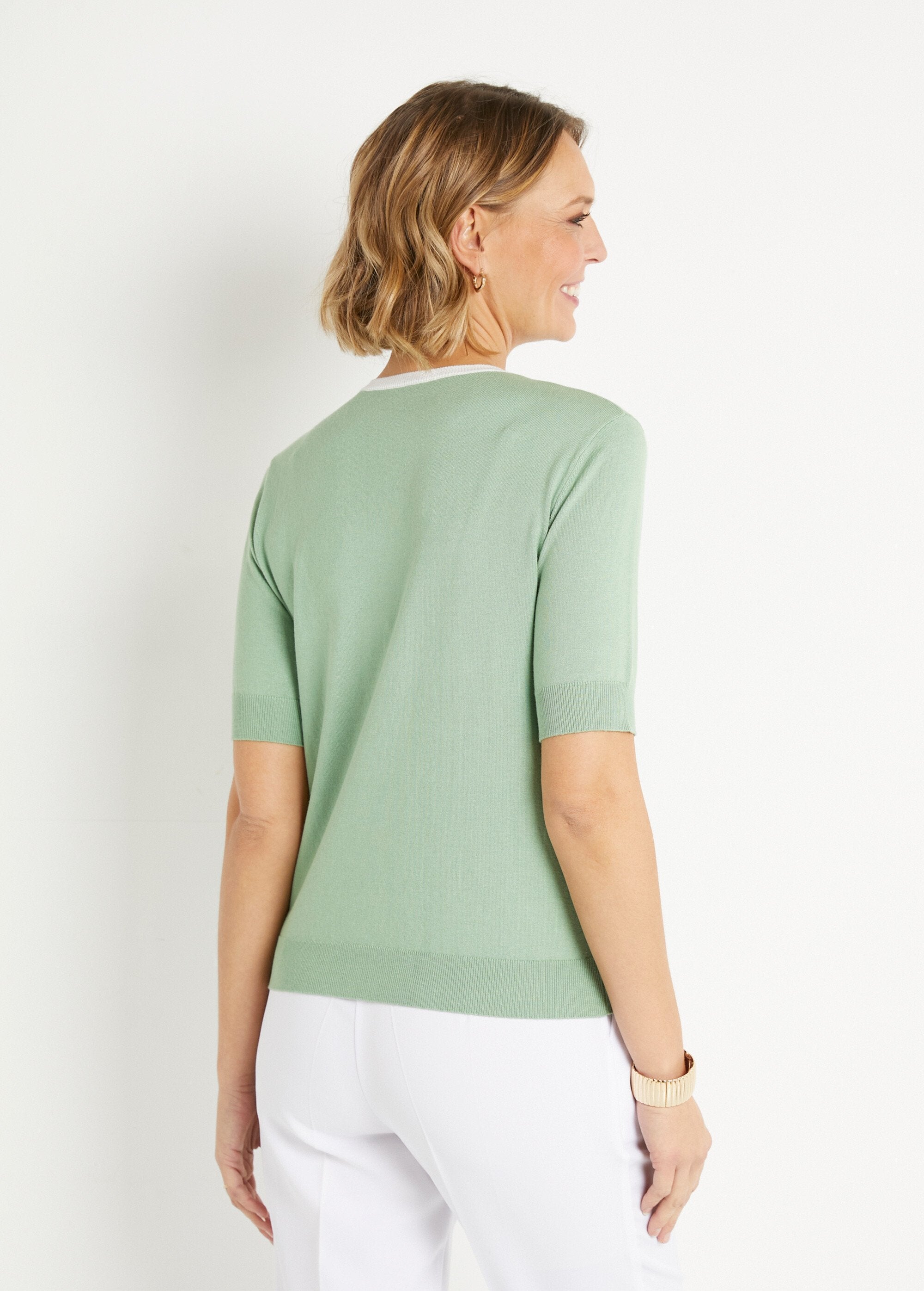 Soft_short_sleeve_round_neck_sweater_water_green_DO1_slim