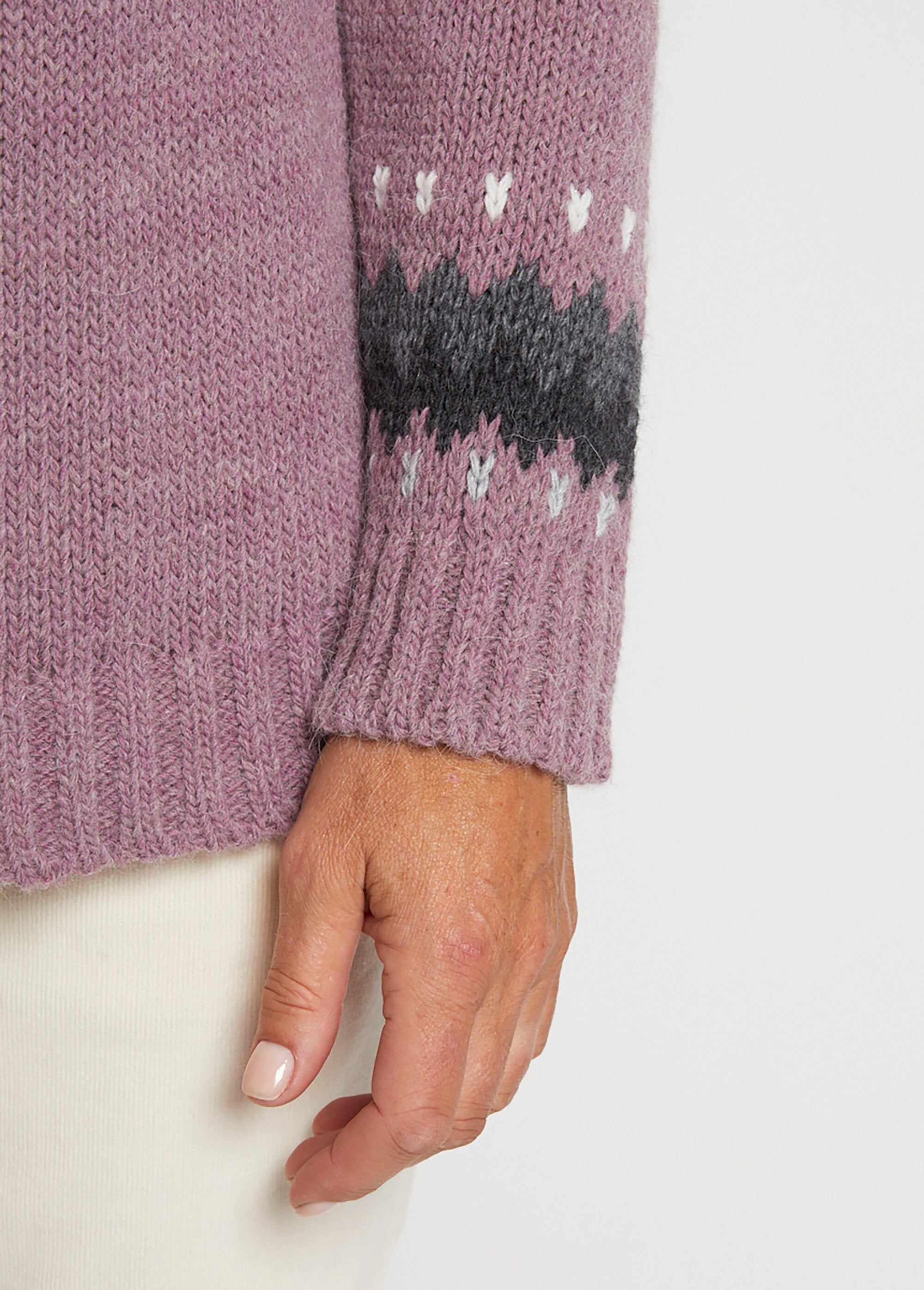 Plain_placed_jacquard_sweater_Pink_and_gray_DE3_slim