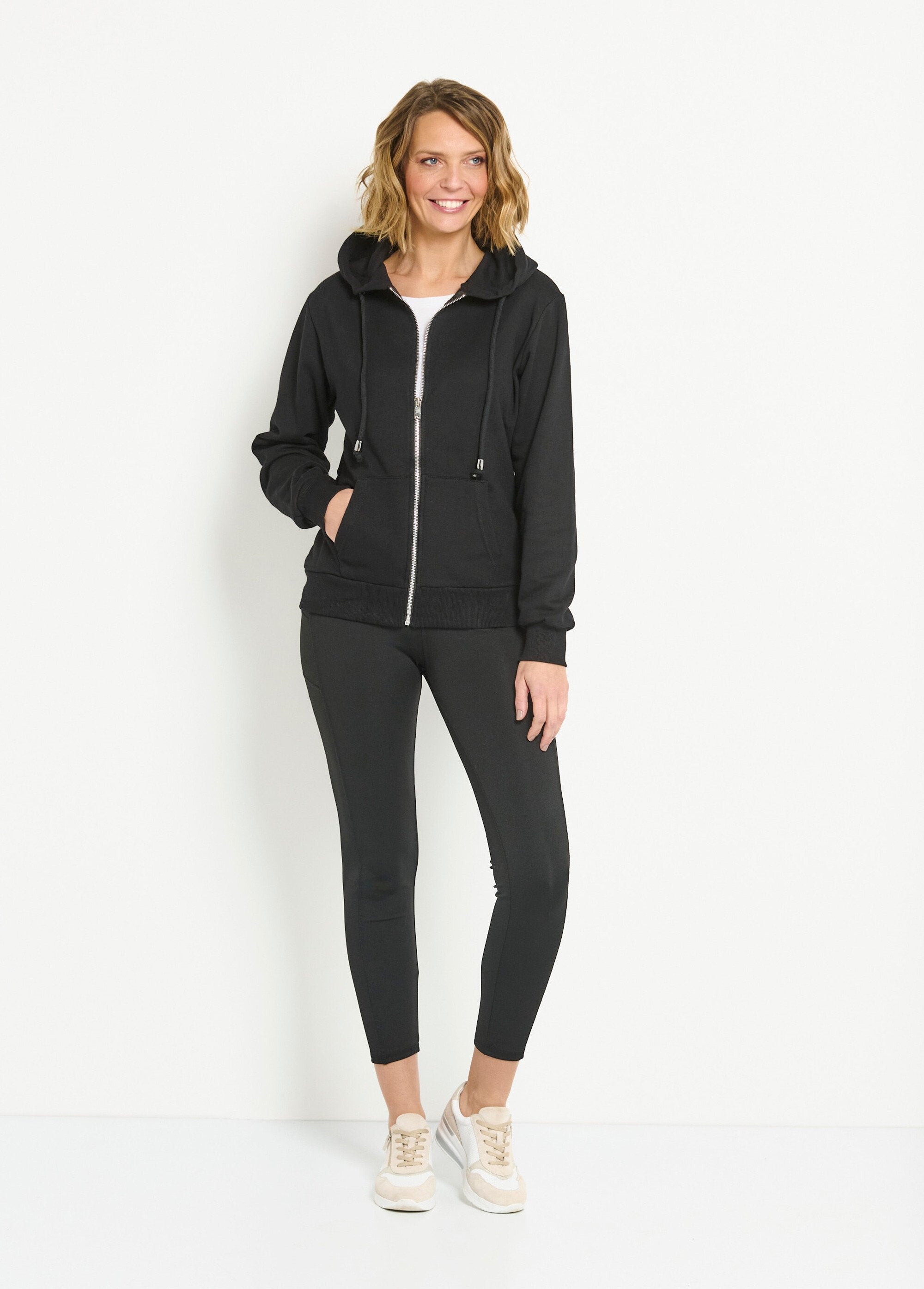 Hooded_zipped_comfort_fleece_sweatshirt_Black_SF1_slim