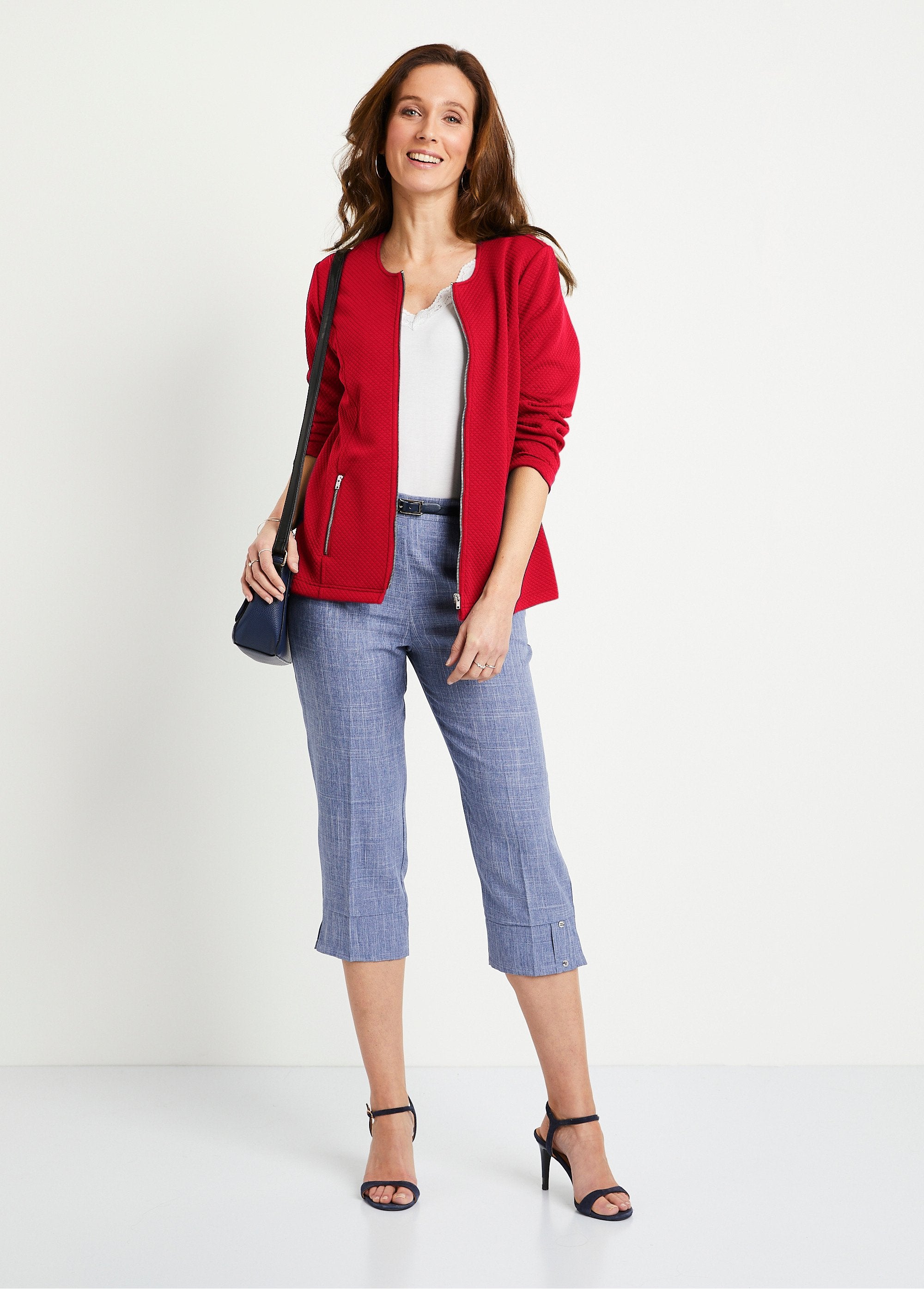 Collarless_fitted_jacket_Red_SF1_slim