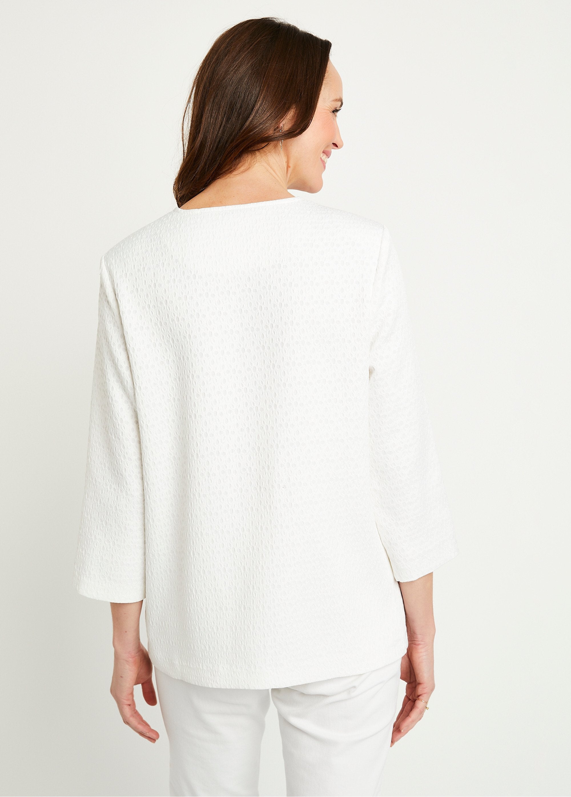 Crew-neck_jacket_with_3/4_sleeves_White_DO1_slim