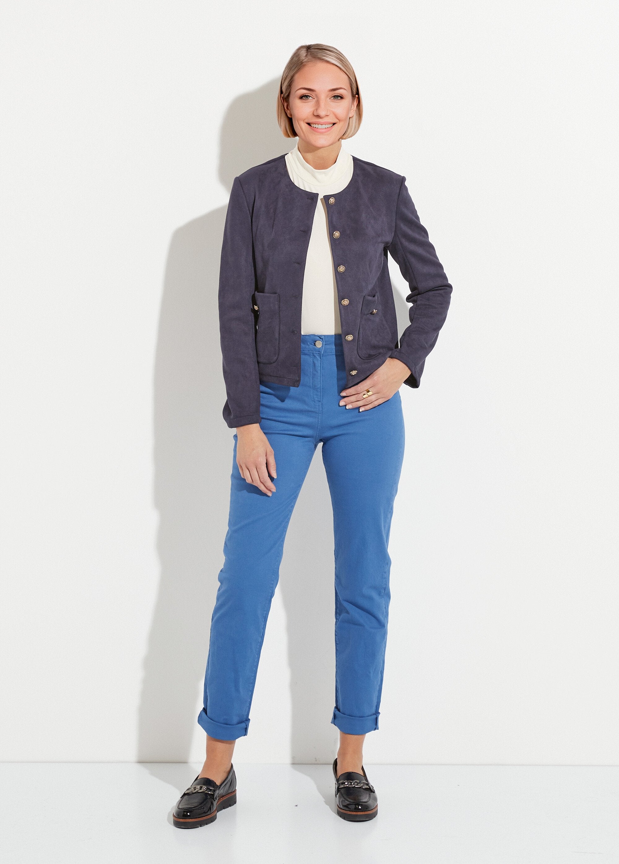 Veste_sans_col_boutonnée_courte_marine_Marine_SF1_slim